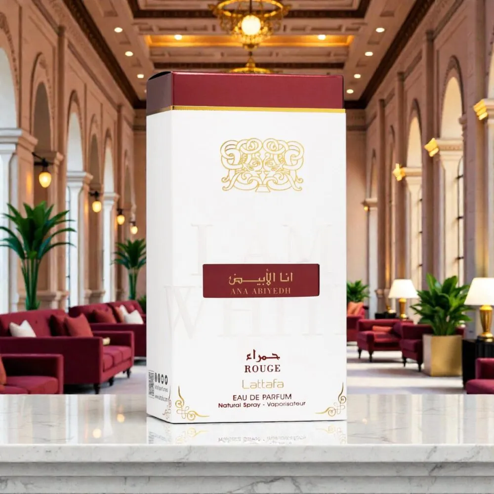 Ana Abiyedh Rouge Apă de Parfum, Lattafa, Femei, 60 ml, inspirat din Maison Francis Kurkdjian Baccarat Rouge 540 - imagine 3