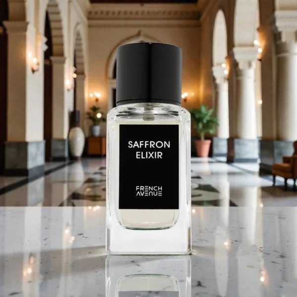 Saffron Elixir Apă de Parfum French Avenue 100 ml, parfum unisex ambrat-condimentat